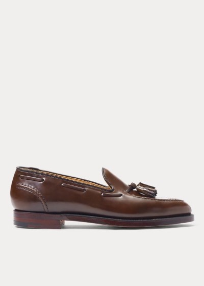 Mocasines Ralph Lauren Hombre Marrom Oscuro - Marlow Cordovan Tassel - OITMR9738